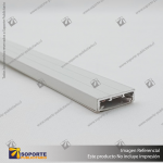 MG27 RIEL MAGNETICO SLIM BLANCO 27X7X3000 MM