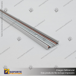 MG27 RIEL MAGNETICO SLIM BLANCO 27X7X3000 MM