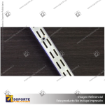 MILD STEEL SLOTTED WALL CHANNEL - 2 SLOT - 1800MM