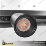 MONACO - FOCO TRACK LIGHT MAGNETICO CUERPO NEGRO 10W 48V 4000K