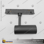 MONACO - FOCO TRACK LIGHT MAGNETICO CUERPO NEGRO 6W 48V 3000K
