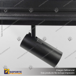 MONACO - FOCO TRACK LIGHT MAGNETICO CUERPO NEGRO 6W 48V 4000K