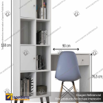 MUEBLE DE TRABAJO ESTANTE CON ESCRITORIO