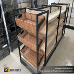 NEW – «GONDOLA CENTRAL H» M2- ALTURA 1200MM X 2.360MM