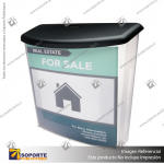 OUTDOOR BOX WITH LOCK TIES AND HARDWARE 10"X131/8"X41/2" CLEAR