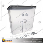 OUTDOOR BOX WITH LOCK TIES AND HARDWARE 10"X131/8"X41/2" CLEAR