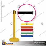 PACK 10 SEPARADORES DE FILA CORPORATIVOS AMARILLOS CINTA (ELECCIóN) LOGO EN COLORES