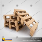 PALLET MADERA BASE PERIMETRAL 100*120 CMS
