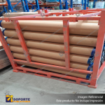 PALLET METALICO APILABLE (MAX. 4 NIVELES) PARA RACK BASE PERIMETRAL 150*150*140 CMS