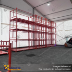 PALLET METALICO APILABLE (MAX. 4 NIVELES) PARA RACK BASE PERIMETRAL 150*150*140 CMS