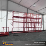 PALLET METALICO APILABLE (MAX. 4 NIVELES) PARA RACK BASE PERIMETRAL 150*150*140 CMS