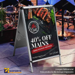 PALOMA DOBLE MARCO CLIP ALUMINIO 65.5*116 CMS