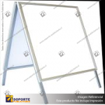 PALOMA DOBLE MARCO CLIP ALUMINIO FORMATO A2 (42*59.4 CMS)