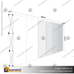 PANEL ARANA 6 CUERPOS