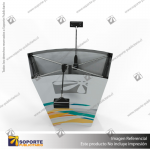 PANEL ARAÑA TEXTIL CURVO 1 CUERPO (70*230 CMS)