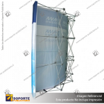 PANEL ARAÑA TEXTIL CURVO 3 CUERPOS (210*230 CMS)