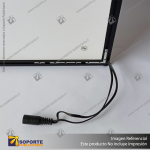 PANEL MENU SLIM BOX 1 CARA A2 CON PINES (425X600) COLOR NEGRO