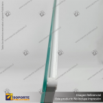 PANEL MENU SLIM BOX 1 CARA A2 CON PINES (435X600) COLOR PLATEADO