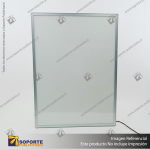 PANEL MENU SLIM BOX 1 CARA A3 CON PINES (312X427) COLOR PLATEADO