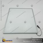 PANEL MENU SLIM BOX 1 CARA A3 CON PINES (312X427) COLOR PLATEADO