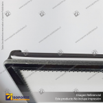 PANEL MENU SLIM BOX COLGANTE CON BRAZO TELESCOPICO (400X600) COLOR NEGRO
