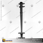 PANEL MENU SLIM BOX COLGANTE CON BRAZO TELESCOPICO (600X1200) COLOR NEGRO