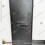 PANEL MENU SLIM BOX COLGANTE CON BRAZO TELESCOPICO (600X1200) COLOR NEGRO
