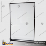 PANEL MENU SLIM BOX COLGANTE CON BRAZO TELESCOPICO (600X900) COLOR NEGRO