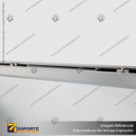 PANEL MENU SLIM BOX DOBLE CARA COLGANTE PIOLAS (1200X450) COLOR PLATEADO