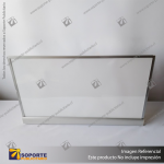 PANEL MENU SLIM BOX DOBLE CARA COLGANTE PIOLAS (600X350) COLOR PLATEADO
