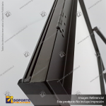 PANEL MENU SLIM BOX TRIPODE 600X1200MM COLOR NEGRO CON BATERIA