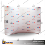 PANEL PUBLICITARIO TUBO TEXTIL CURVO 300*230 CMS