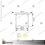 PERFIL PARA CINTA LED ALP 017