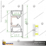 PERFIL PARA CINTA LED ALP 050 (2 MTS)