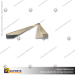 PERFIL U DE REMATE ALUMINIO CRUDO 10MM X 2100MM