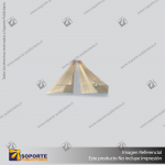PERFIL U DE REMATE ALUMINIO CRUDO 8MM X 2100MM