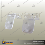 PFRACLIP - CLEAR POLYCARB - 80MM