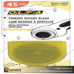 PIB45-1 STAINLESS STEEL PINKING BLADE, 1PK VARIATION: DEFAULT TITLE