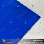 PLACA PAI ECOPLAST AZUL BRILLANTE 1MM - 1.22 X 2.44 MT