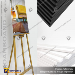 PLANCHA PS ESPUMADO / CARTON PLUMA / FOAMEX 5 MM 1.22*2.44 MTS COLOR NEGRO 160 GRAMOS