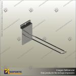 PLANKWALL DOUBLE PRONG (HEAVY DUTY CLOSED FRONT) - CHROMED - 150MM