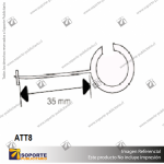 PLASTIFLECHA GANCHO 32MM