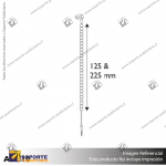 PLASTIFLECHA LAZO BLANCO 125MM