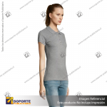 POLERA CON CUELLO PASSION/LARGE/AZUL COSMO