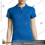 POLERA CON CUELLO PASSION/SMALL/AZULINO