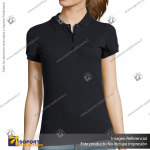 POLERA CON CUELLO PASSION/SMALL/AZUL