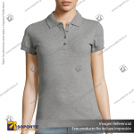 POLERA CON CUELLO PASSION/SMALL/GRIS CLARO
