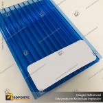 POLICARBONATO ALVEOLAR AZUL 6 X 2100 X 5800