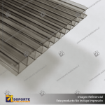 POLICARBONATO ALVEOLAR BRONCE 8 X 1050 X 2900