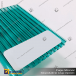POLICARBONATO ALVEOLAR VERDE 6 X 2100 X 5800